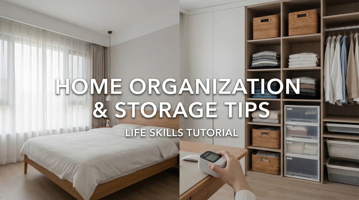 17c视频教程 家居收纳整理视频演示 生活技能视频